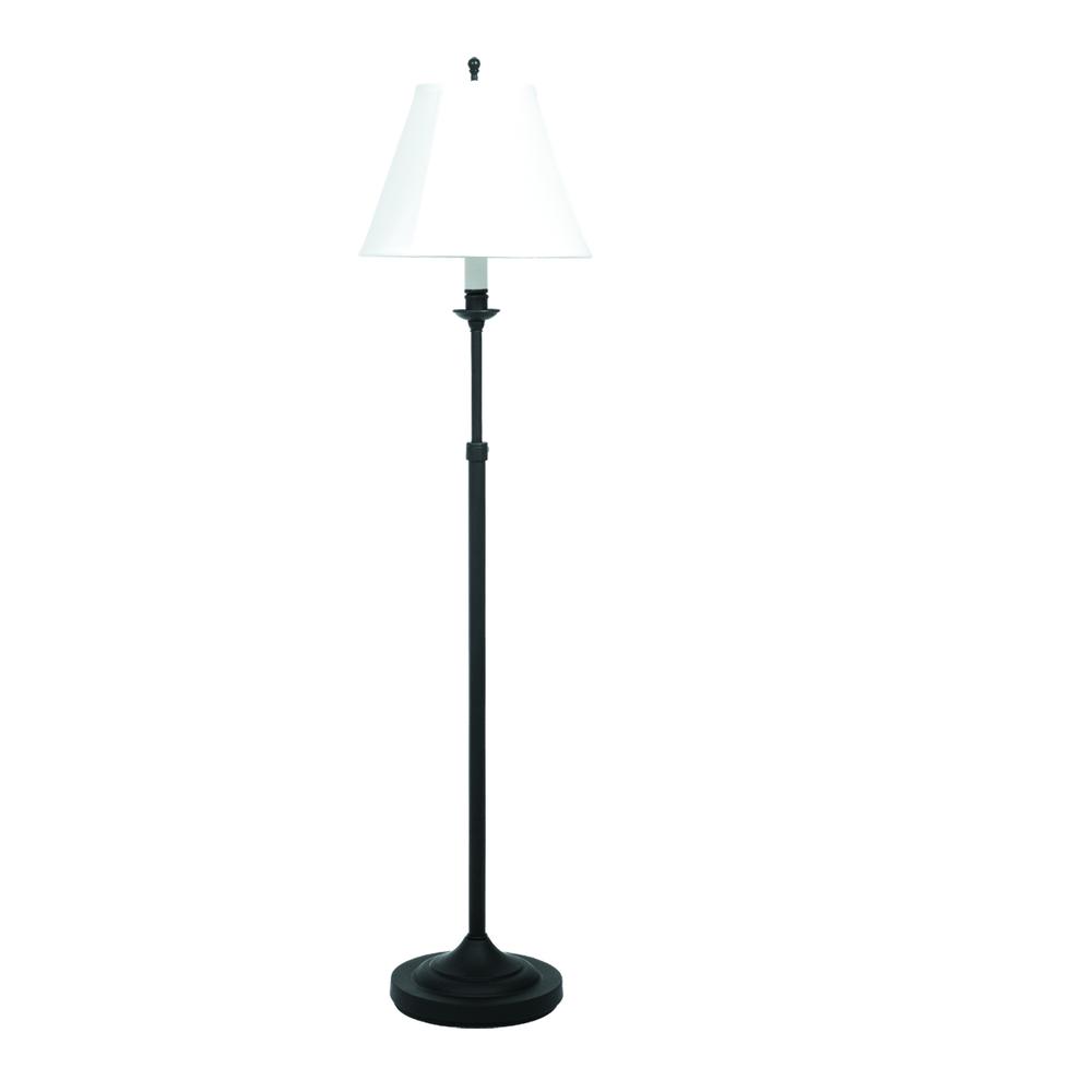 Club Adjustable Black Floor Lamps