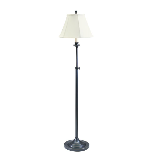 Club Adjustable Black Floor Lamps