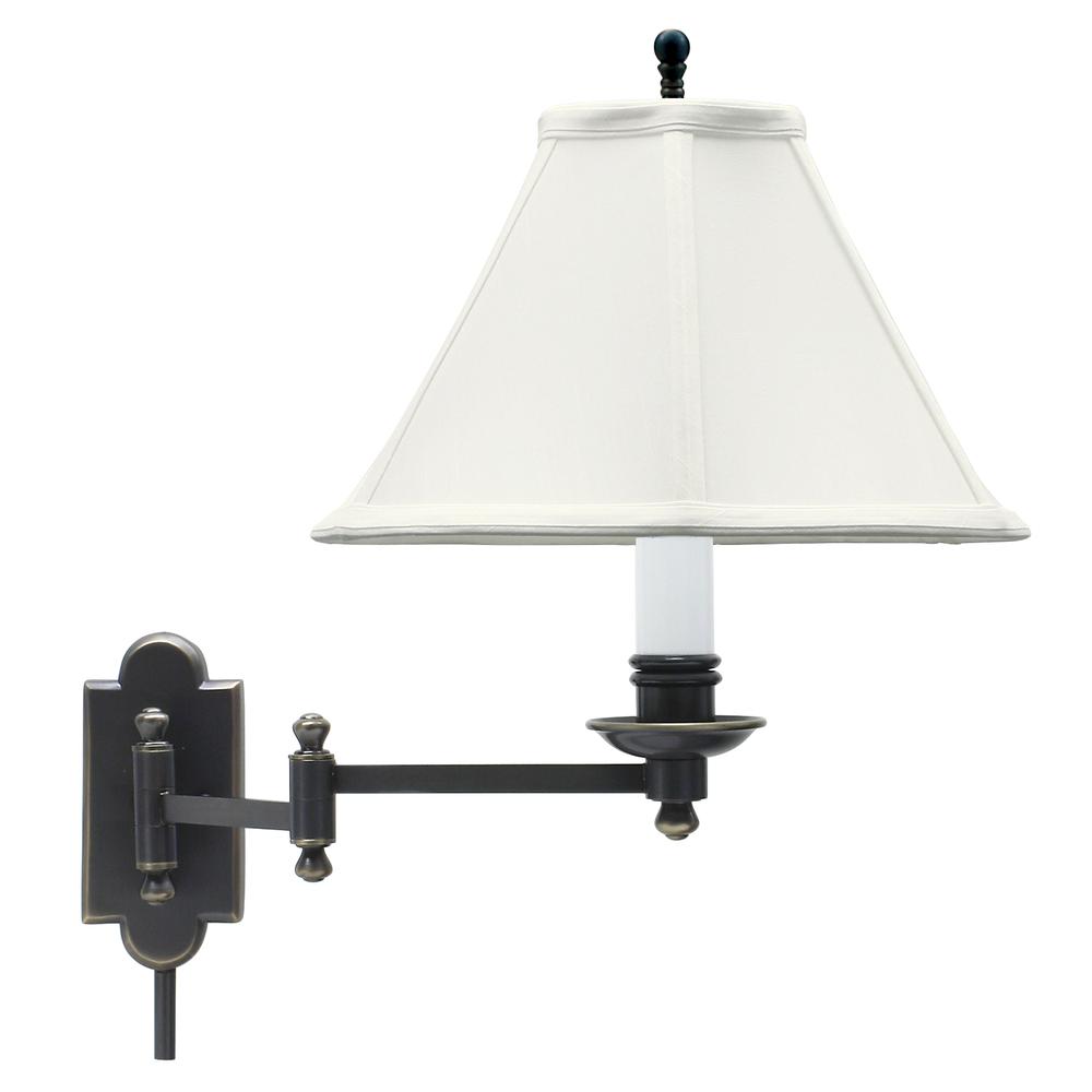 Club Oil Rubbed Bronze Wall Swing Lamp