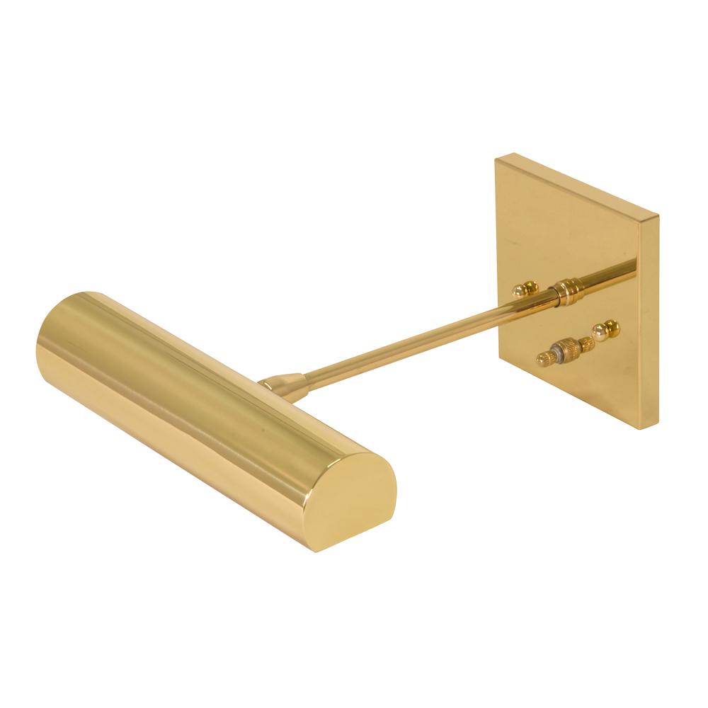 Contemporary 9" Polished Brass Plug-In Picture Lights