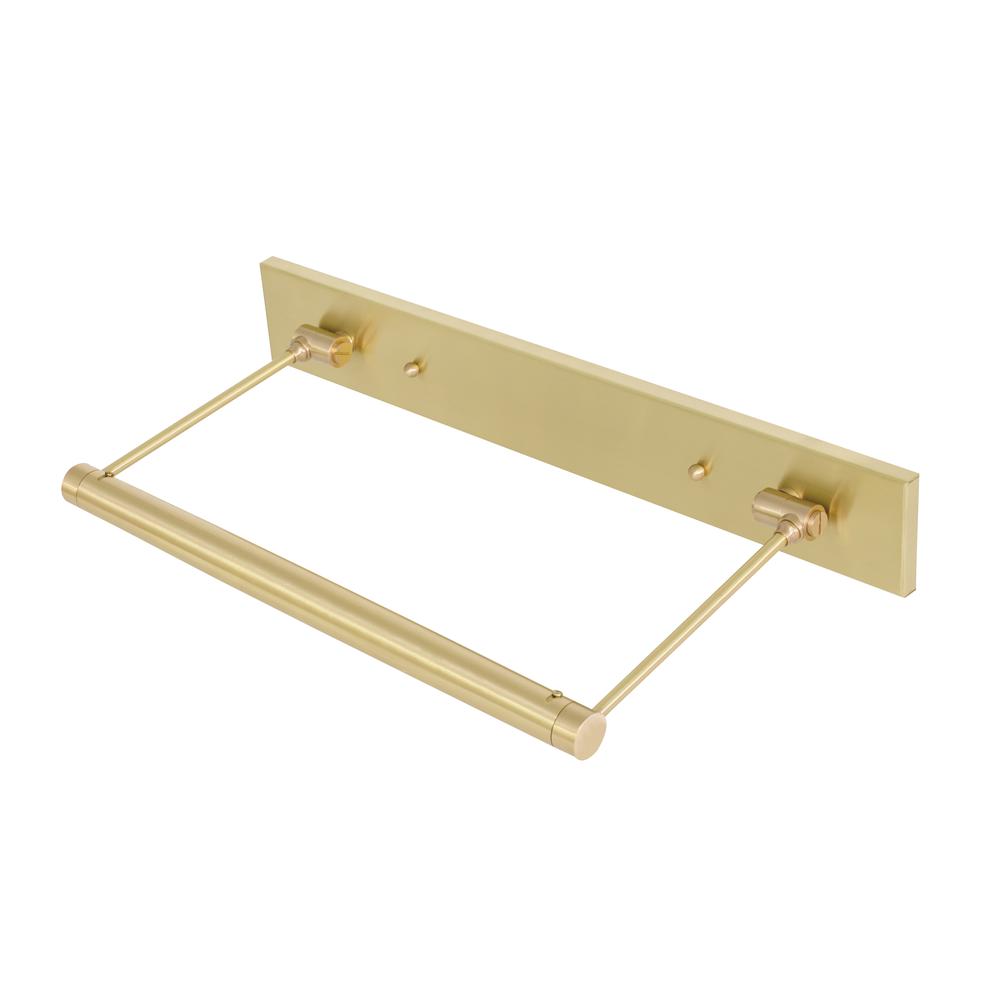 Direct Wire Mendon 15" LED Satin Brass Picture Lights