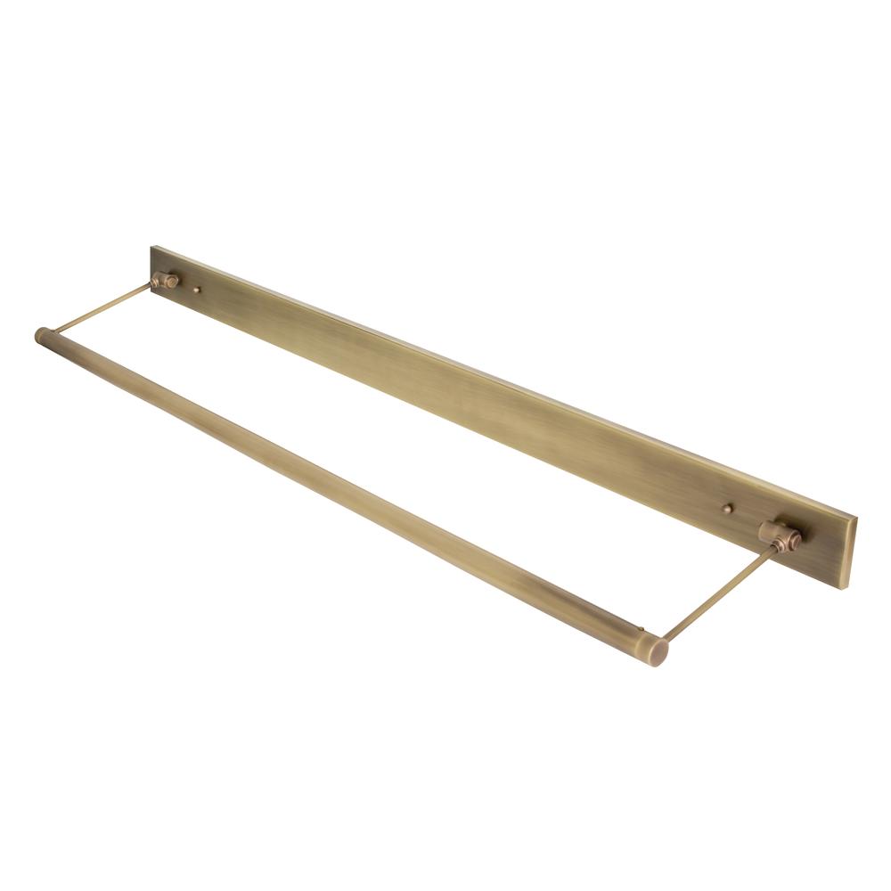 Direct Wire Mendon 43" LED Antique Brass Picture Lights