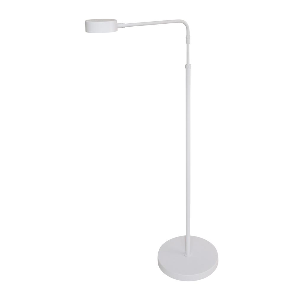 Generation adjustable LED floor lamp in white