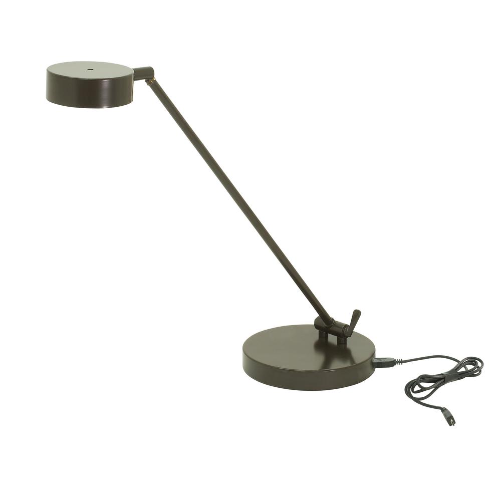 Generation Adjustable LED Table Lamps in Architectural Bronze