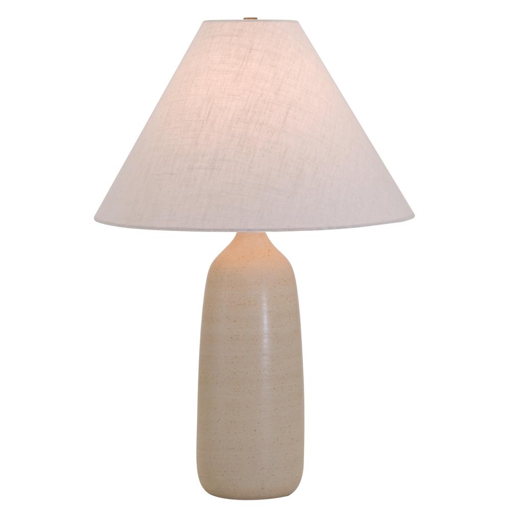 Scatchard 25" Stoneware Table Lamps in Oatmeal