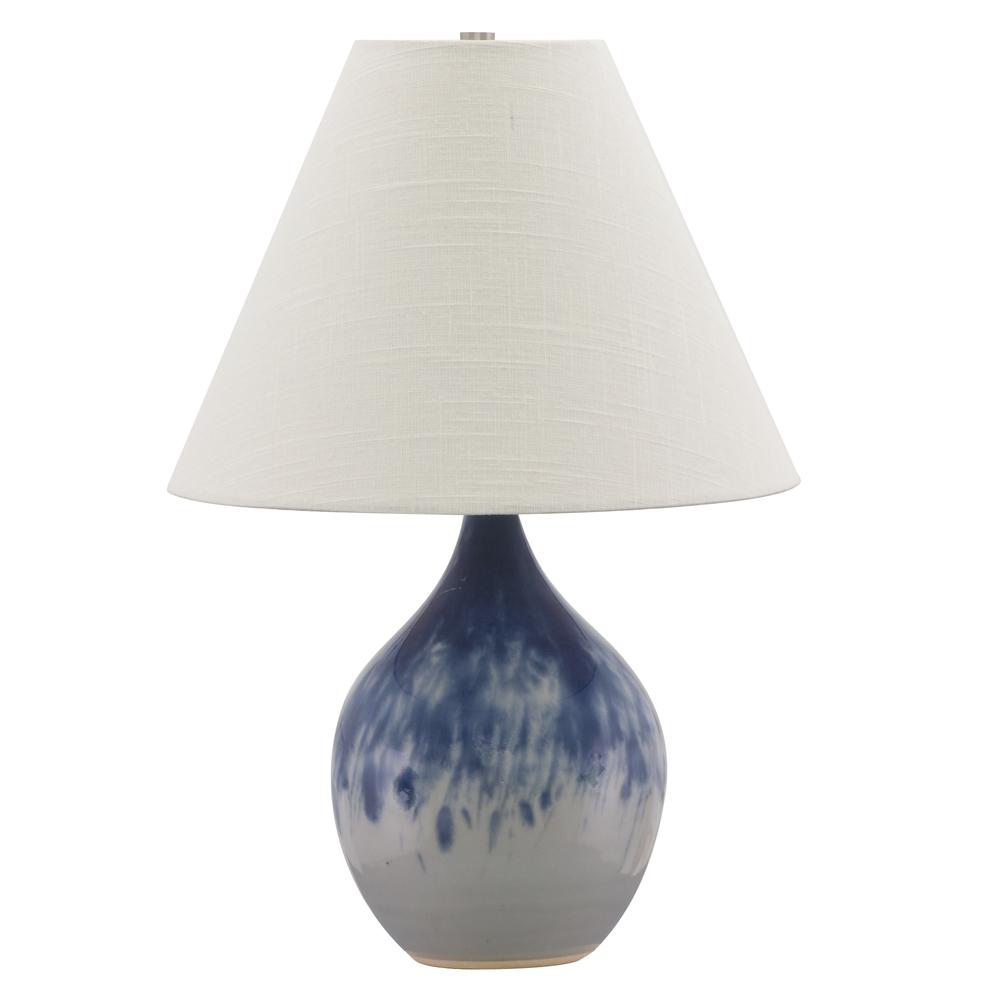 Scatchard 19" Stoneware Accent Lamp in Decorated Gray