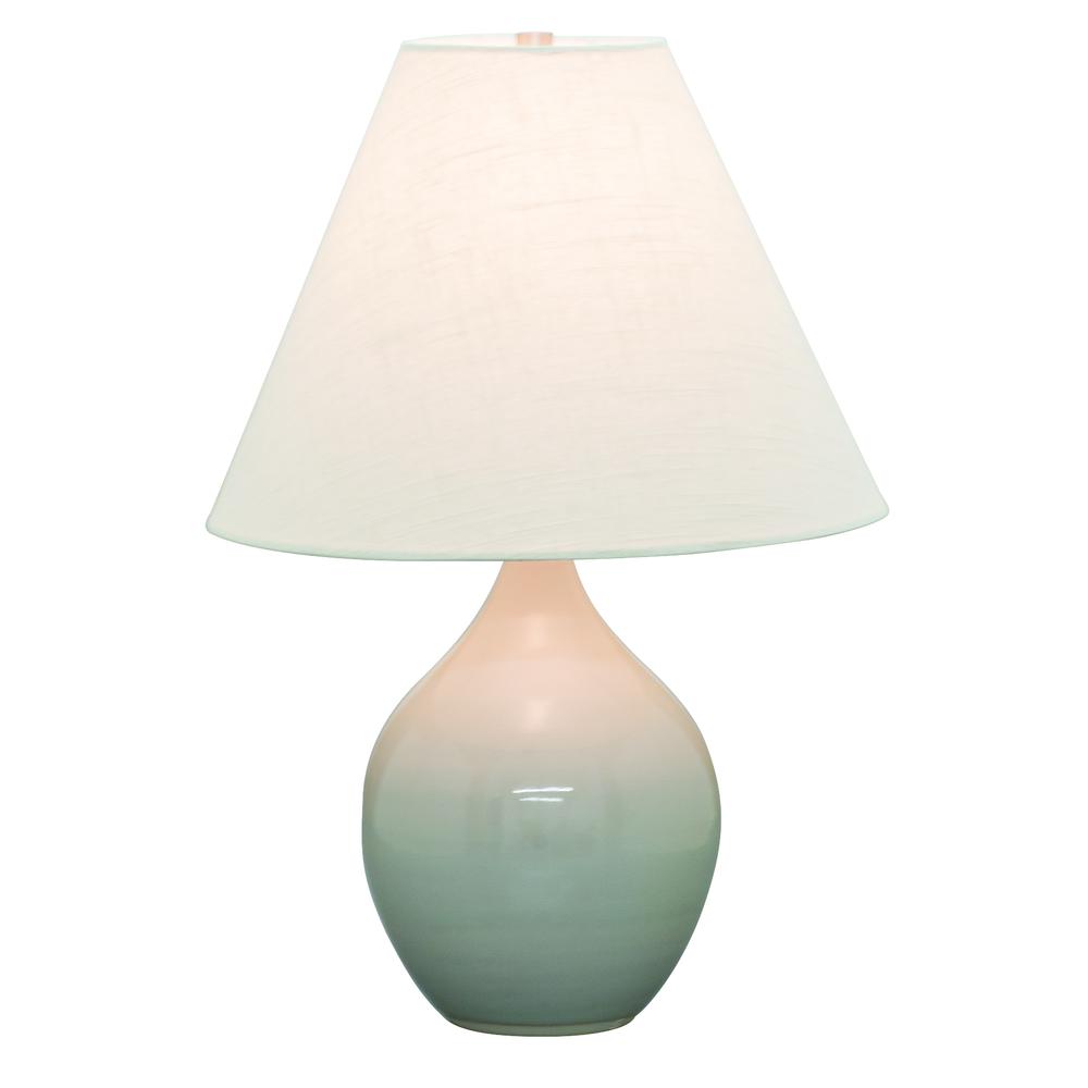 Scatchard 19" Stoneware Accent Lamp in Gray Gloss