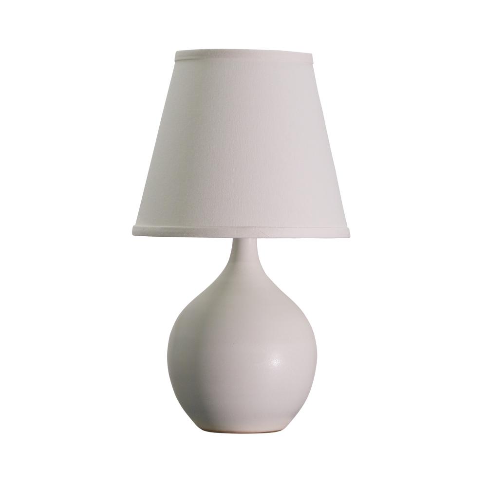 Scatchard 13.5" Mini Accent Lamp in White Matte
