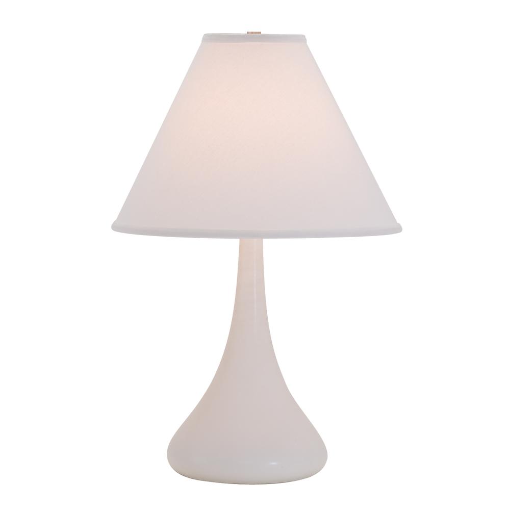 Scatchard 23" Stoneware Table Lamps in White Matte