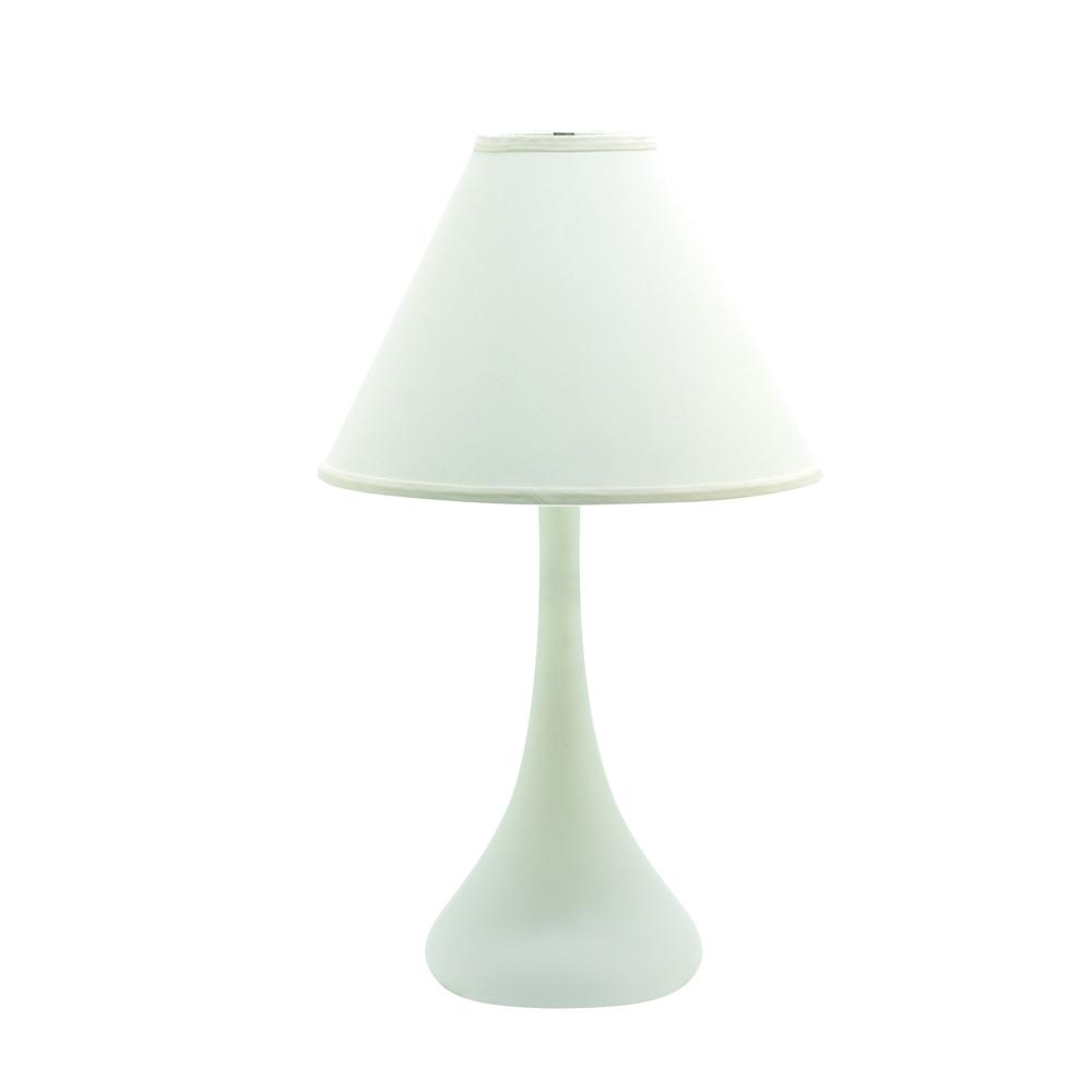 Scatchard 26" Stoneware Table Lamps in White Matte