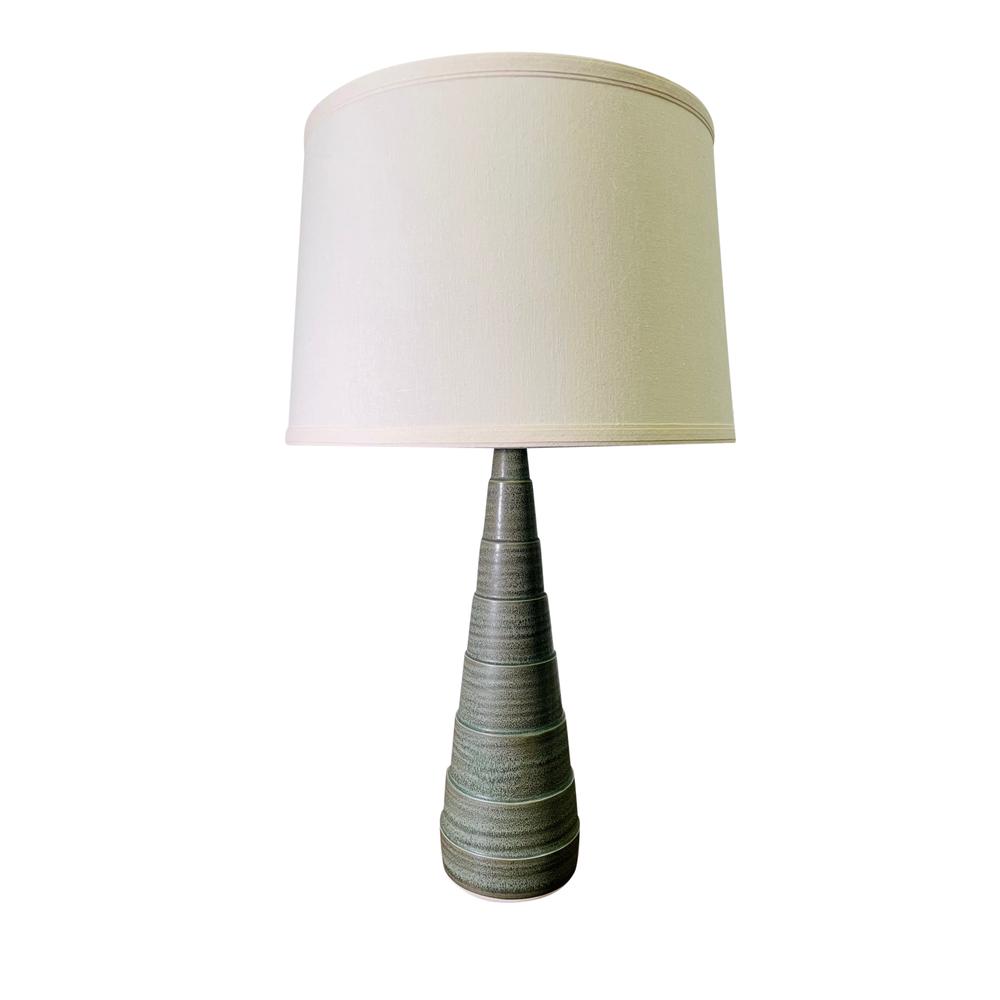 Scatchard 26.5" Stoneware Accent Lamp in Green Matte