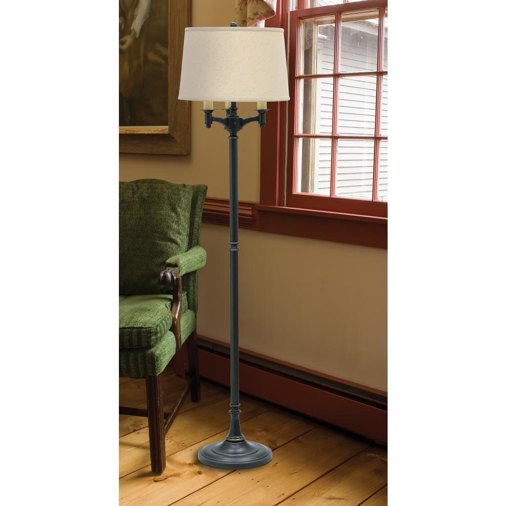 Lancaster 62.75" Oil Rubbed Bronze Six Way Floor Lamps