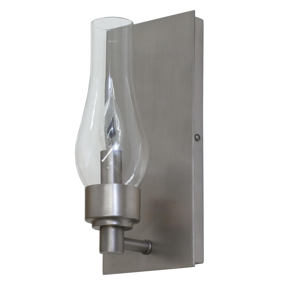 Lake Shore Wall Sconce Satin Pewter