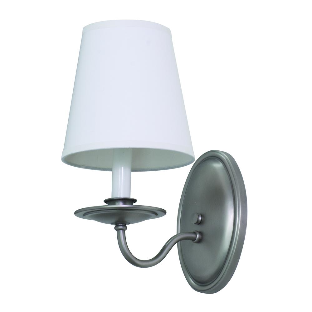 Lake Shore Wall Sconce Satin Pewter