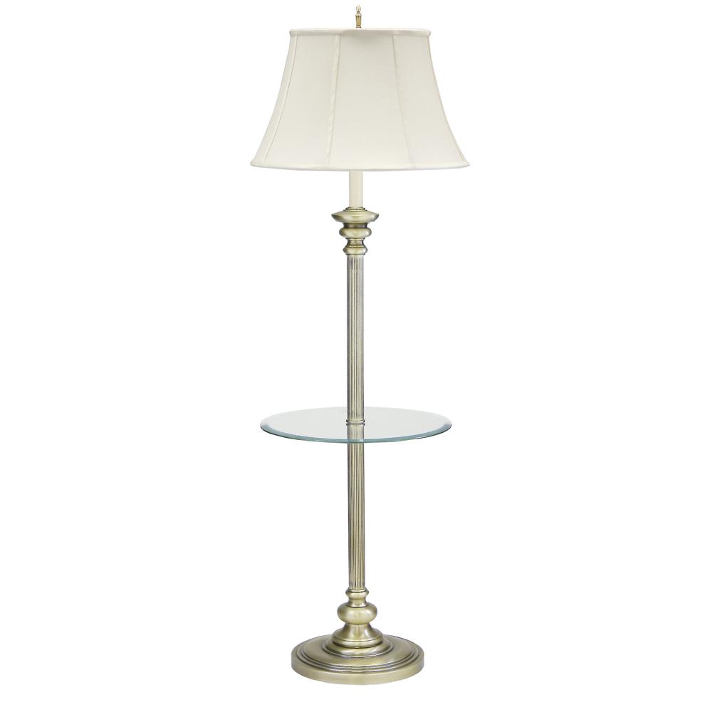 Newport 55.75" Antique Brass Floor with Table