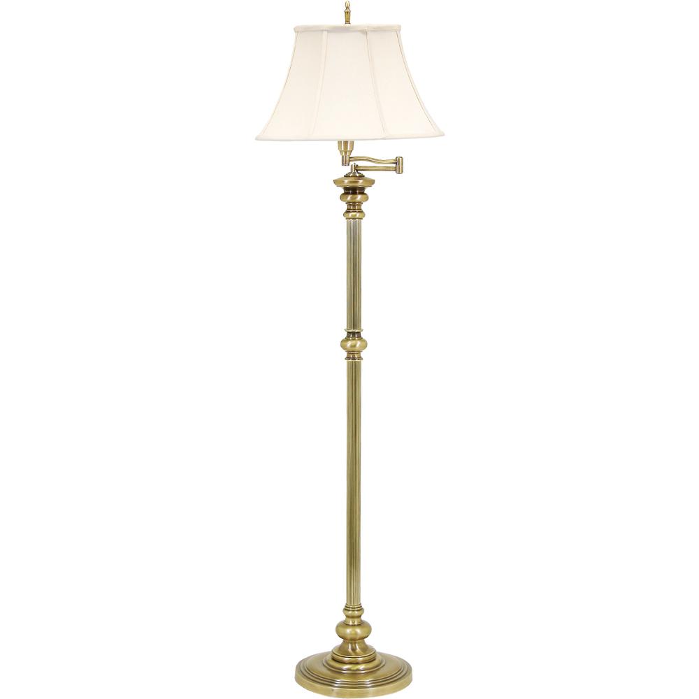 Newport 61" Antique Brass Floor Lamps