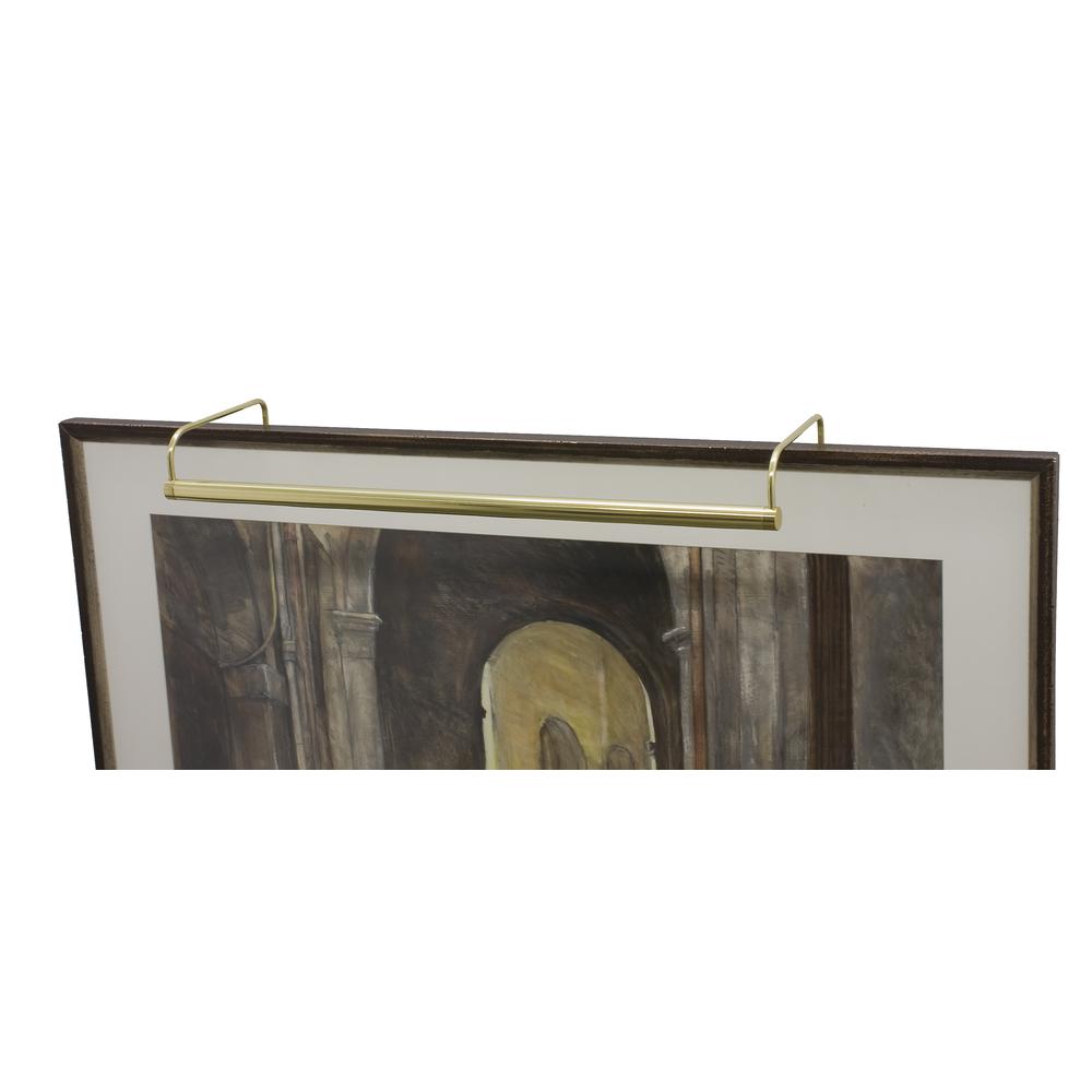 Slim-Line 16" Polished Brass Plug-In Picture Lights