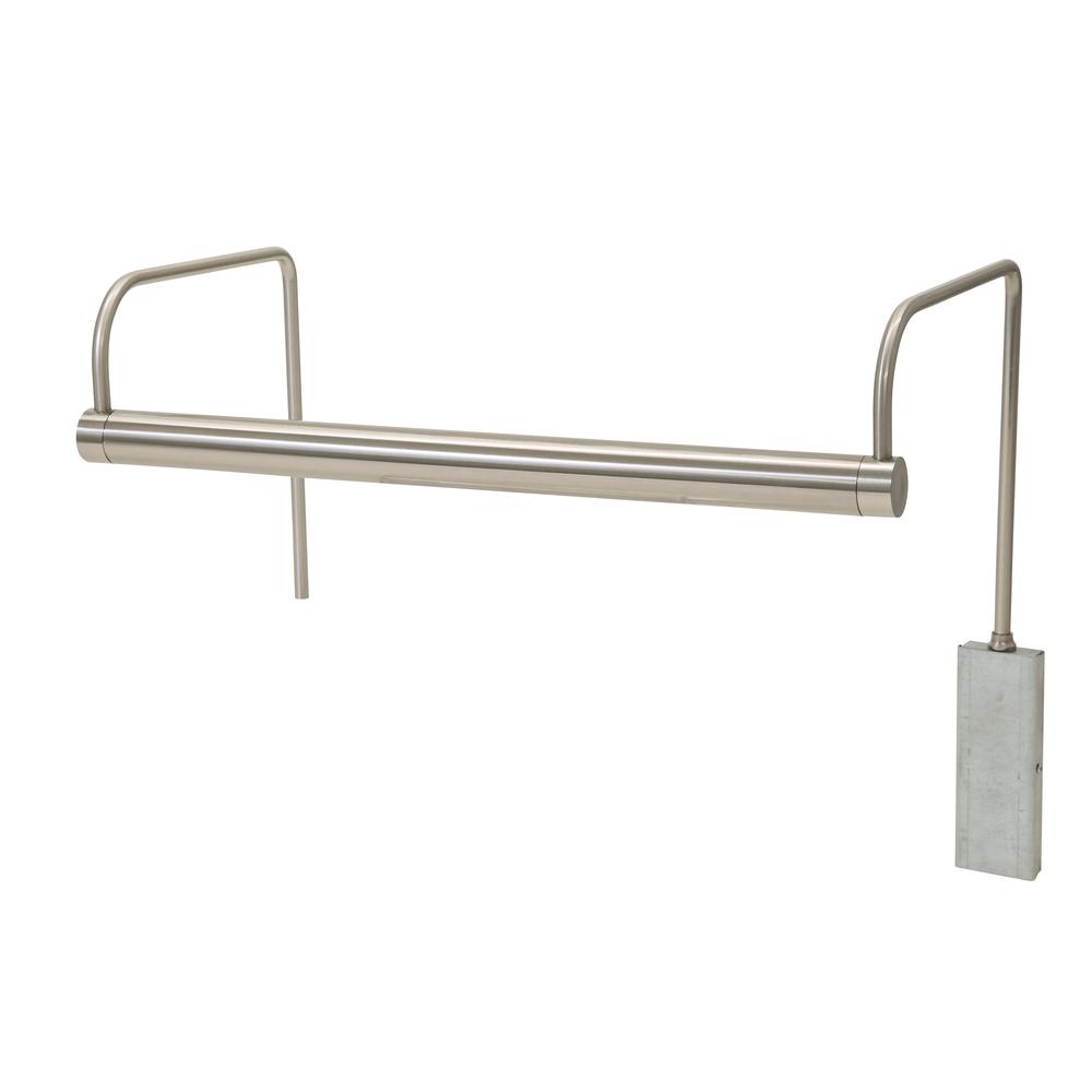 Slim-Line 15" LED Plug-In Picture Lights in Satin Nickel