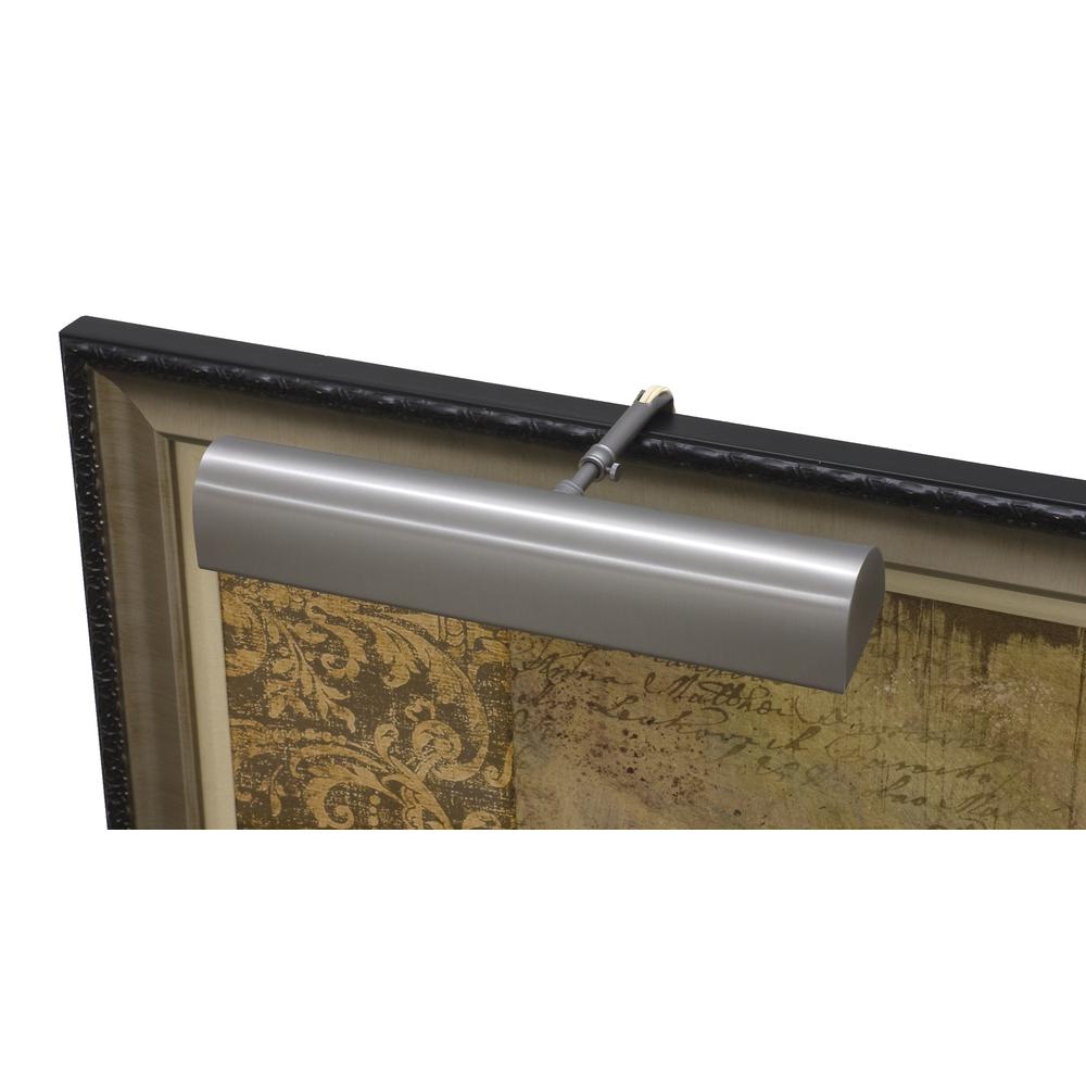 Traditional LED 14" Pewter Plug-In Picture Lights