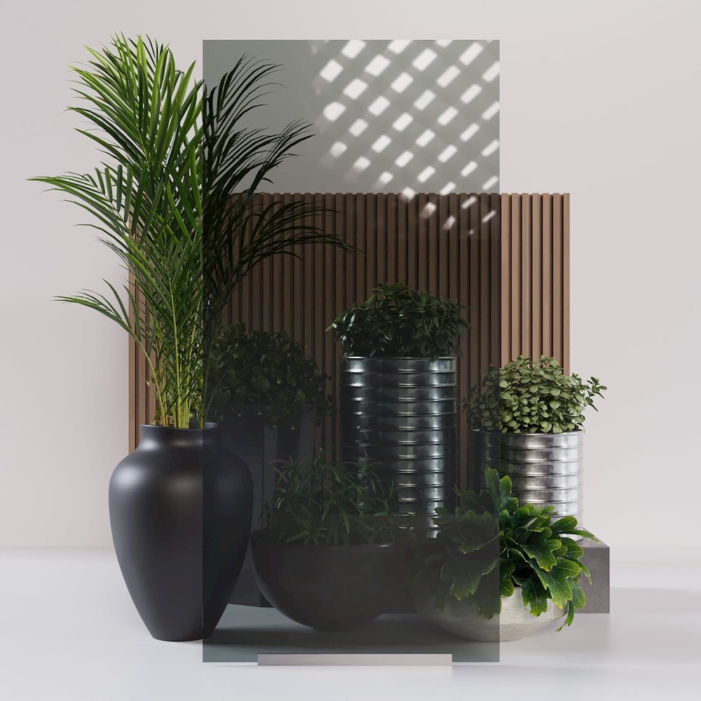 Glass Room Divider Panel and Partition Wall