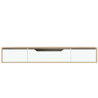 Floating TV Stand for Up to 80 Inch TVs – Wall Mounted Media Console