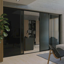 Glass Room Divider Panel and Partition Wall