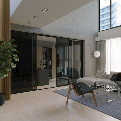 Glass Room Divider Panel and Partition Wall