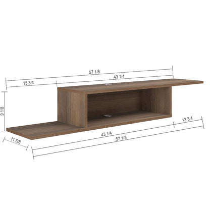 Floating TV Stand for Up to 65 Inch TVs – Wall Mounted Floating Shelf