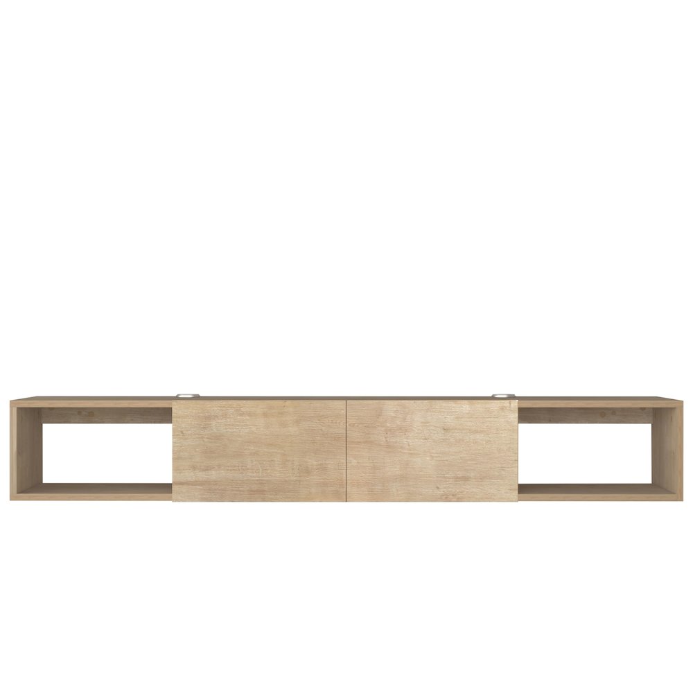 Floating TV Stand - Wall Mounted TV Stand for 75 Inch TV - Modern