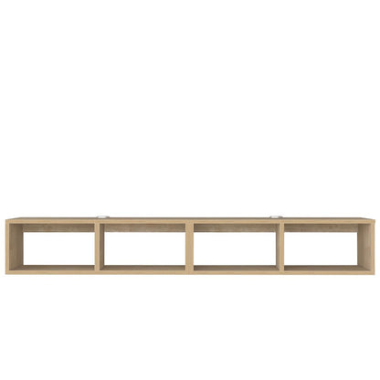 Floating TV Shelf - 75 Inch TV Stand - Modern Wall Mounted Design