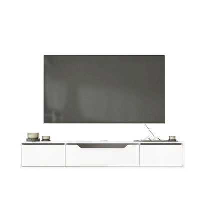 Floating TV Stand for Up to 80 Inch TVs – Wall Mounted Media Console
