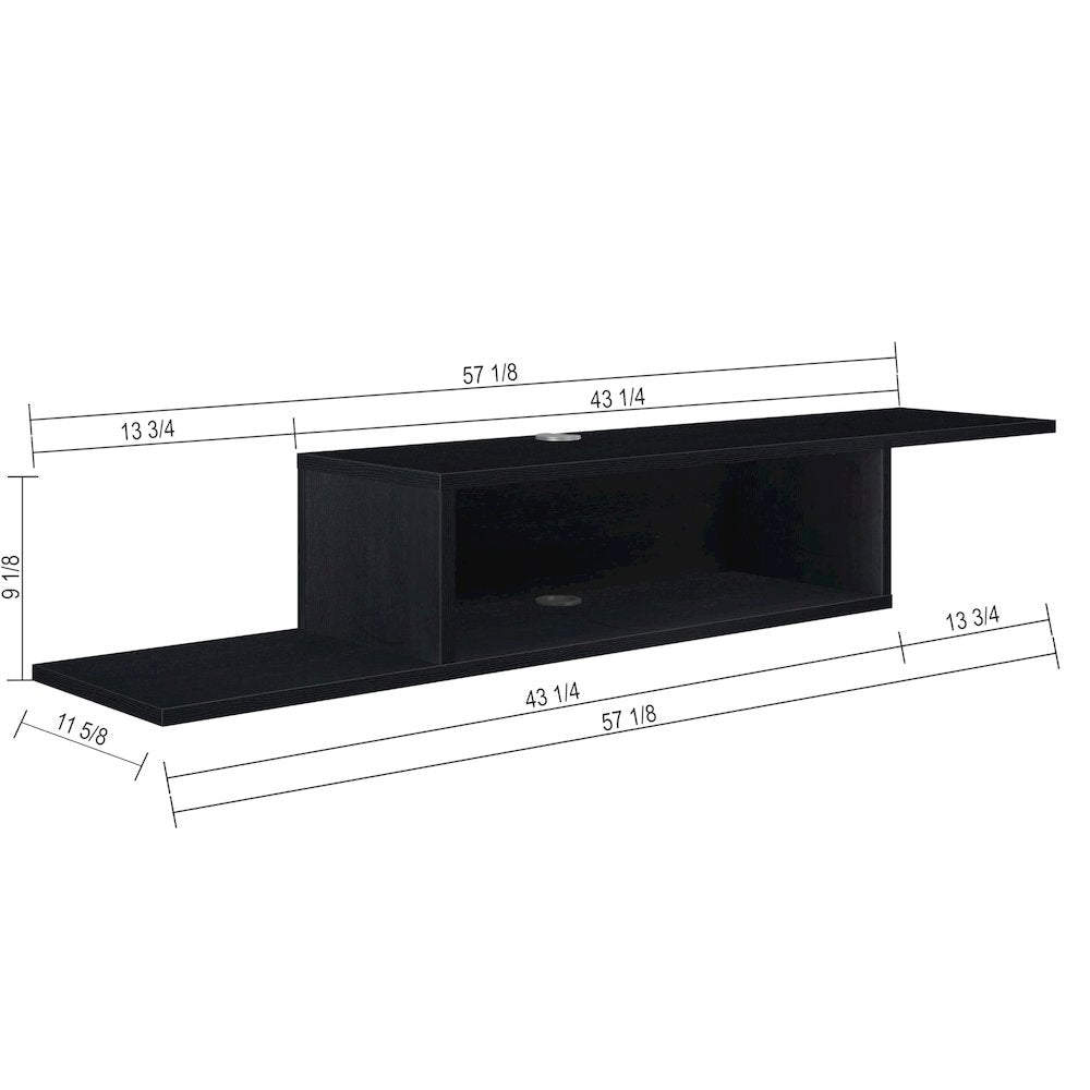 Floating TV Stand for Up to 65 Inch TVs – Wall Mounted Floating Shelf