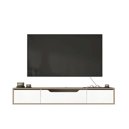 Floating TV Stand for Up to 80 Inch TVs – Wall Mounted Media Console