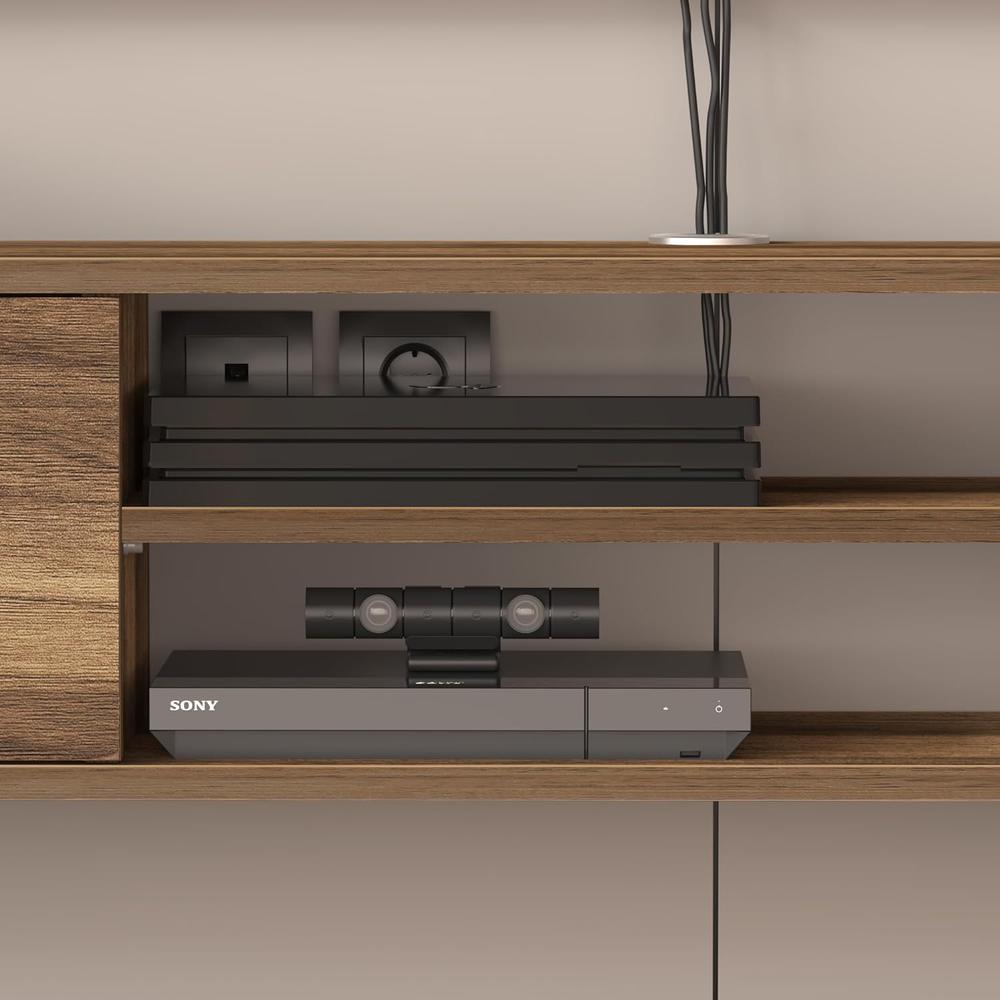 Atelier Mobili Floating TV Stand 70 Inch, Wall Mounted Entertainment Center
