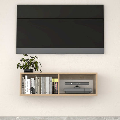 Floating TV Stand & Floating Entertainment Center (36 Inch, 2 Shelf)