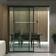 Glass Room Divider Panel and Partition Wall