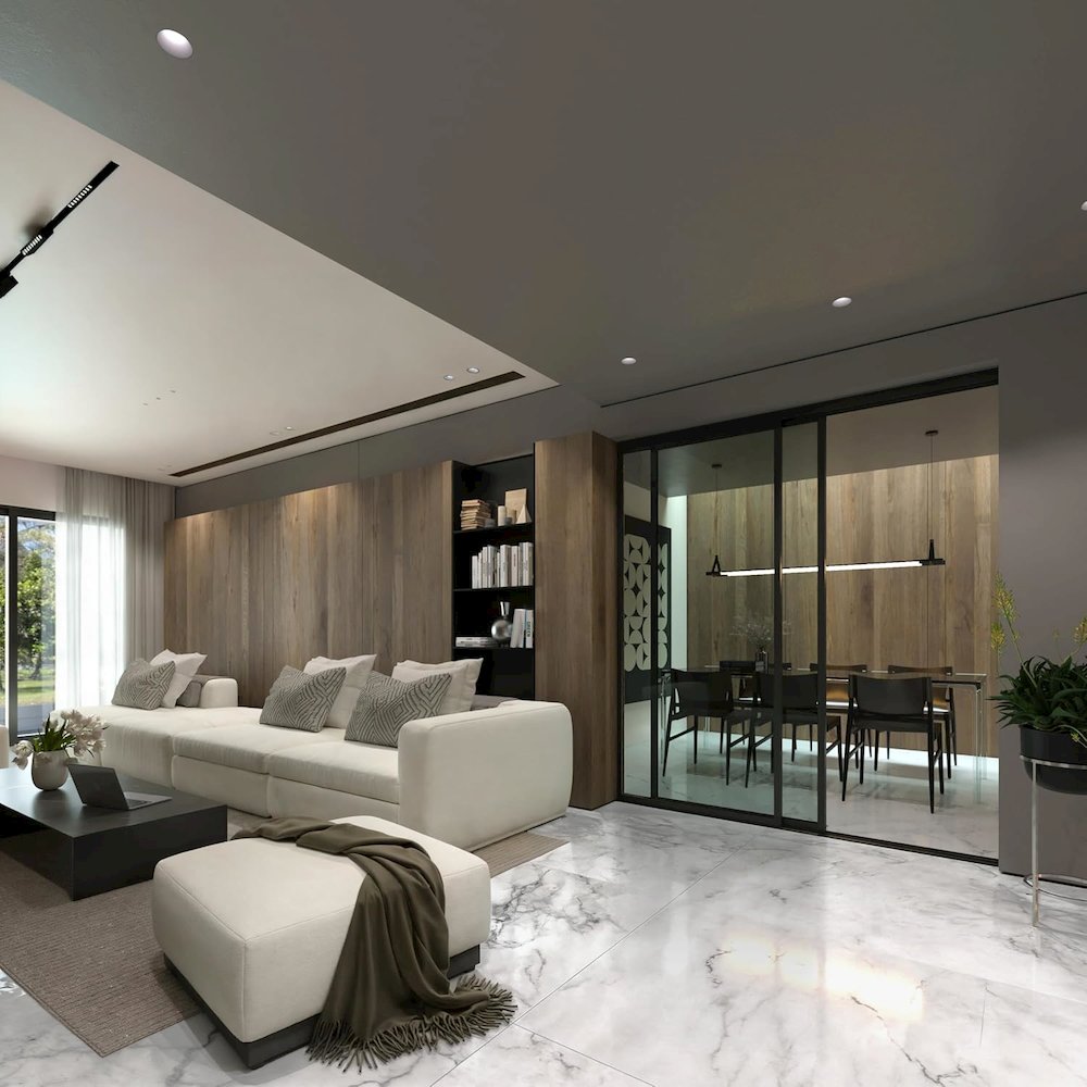 Glass Room Divider Panel and Partition Wall