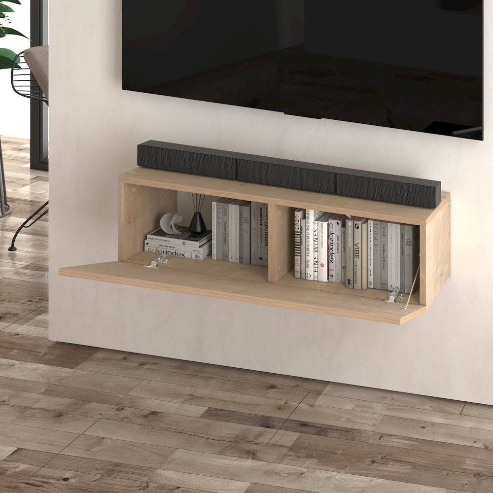 Floating TV Stand & Floating Entertainment Center (36 Inch, 1 Door)