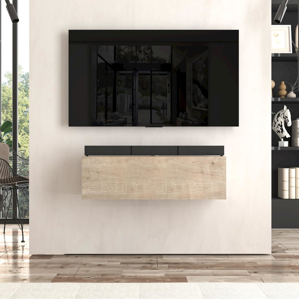 Floating TV Stand & Floating Entertainment Center (36 Inch, 1 Door)