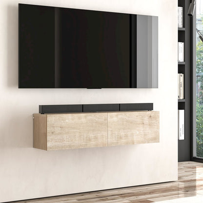 Floating TV Stand & Floating Entertainment Center (36 Inch, 2 Doors)