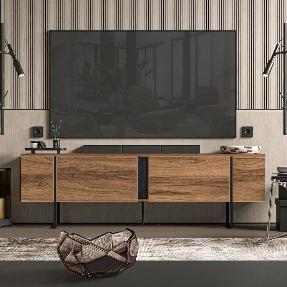 Modern TV Stand and Media Console, Entertainment Center