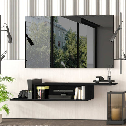 Floating TV Stand for Up to 65 Inch TVs – Wall Mounted Floating Shelf