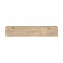 Engineered Wood Floating TV Stand, Wall Mounted Entertainment Center, Oak
