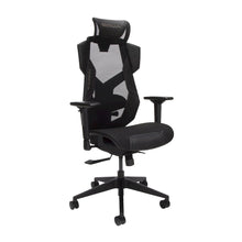 Gaming Chair With Lumbar Support, With Wheels for Computer/Desk/Office - Black