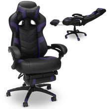 Gaming Chairs For Adults With Headrest Pillow - Purple