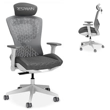 Office Gaming Chair - High Back, Cooling Gel Seat - Ghost White