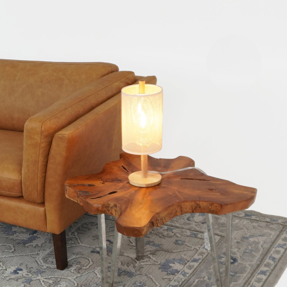 Arcana Table Lamp - Oak - Natural