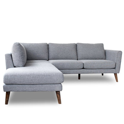 Benson Grey Sectional Sofa Left Facing Chaise