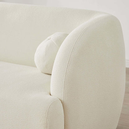 Anna Ivory Boucle Sofa