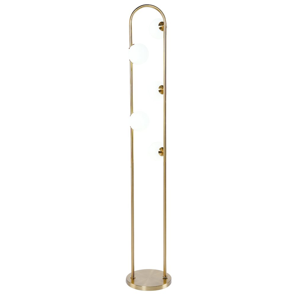 Artema Floor Lamp with White Globe